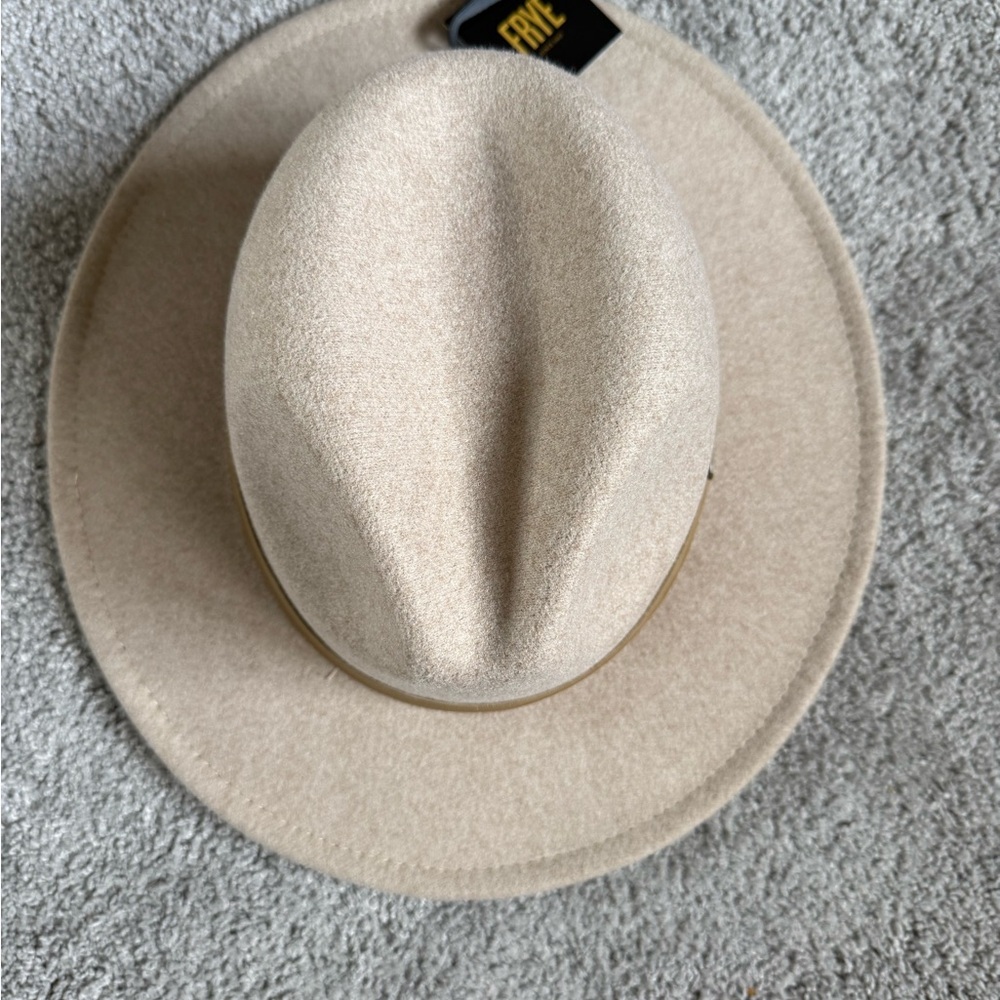 Frye Men's Beige Fedora Hat